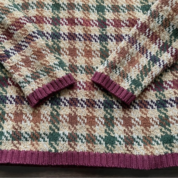 Vintage 90s Marisa Christina Houndstooth Sweater Women’s Small Fits like XS - Picture 4 of 9